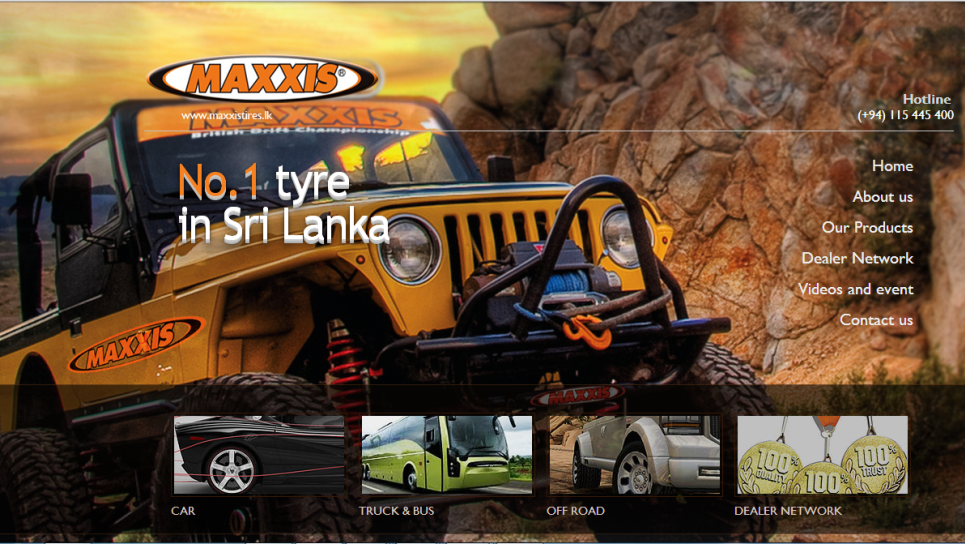 MAXXIS TYRE SRI LANKA HOME