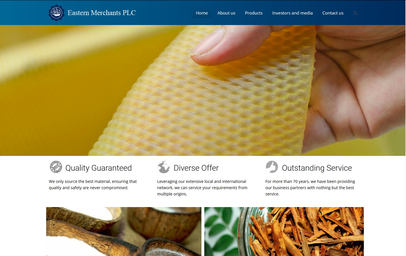 EASTERN MERCHANTS PLC - easternmerchants.net