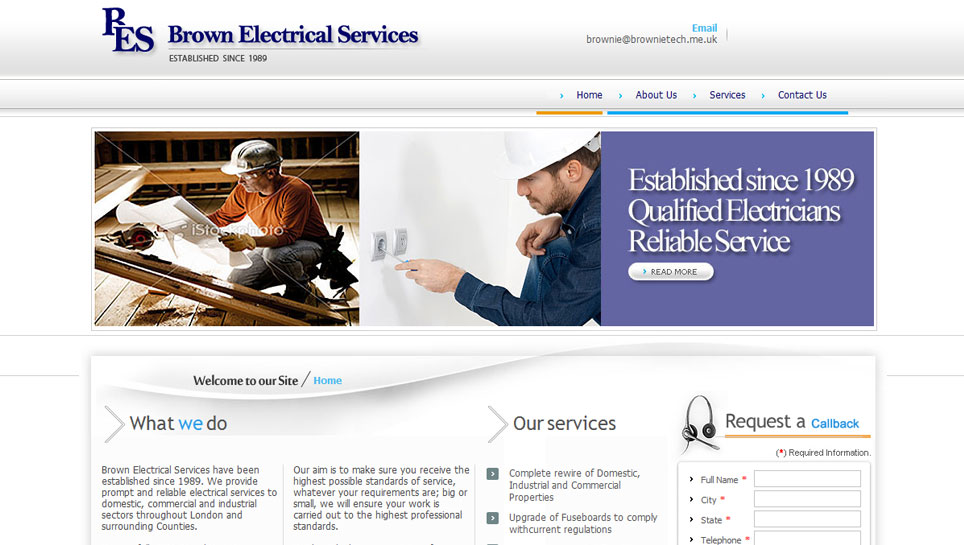 BROWN ELECTRICAL SERVICES - brownietech.co.uk