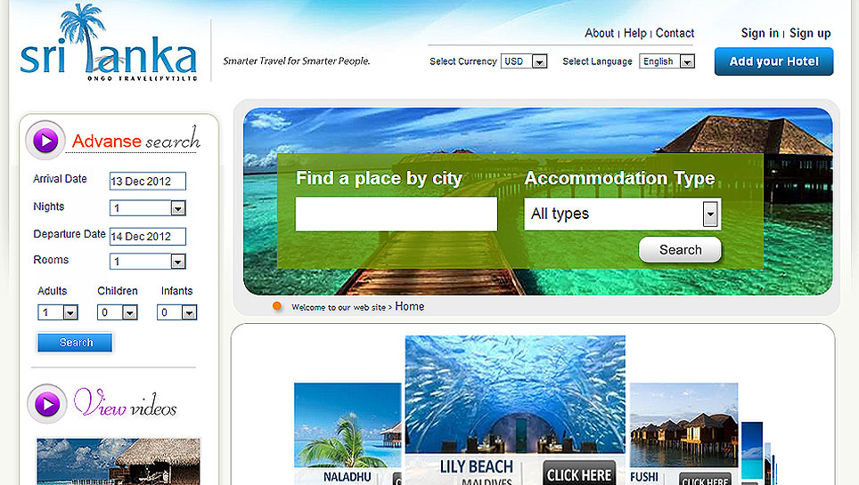SRI LANKA HOTELS - srilankahotels.lk