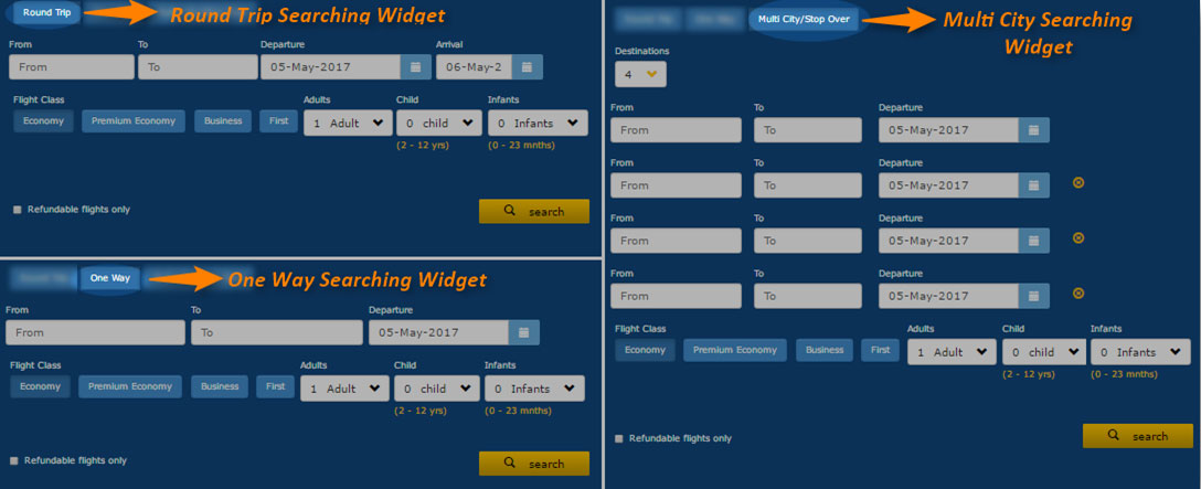 flight-searching-widget